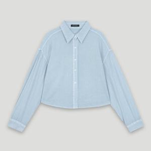 [코데즈컴바인]피그먼트 워싱 크랍셔츠 (CKB-SH301W3)