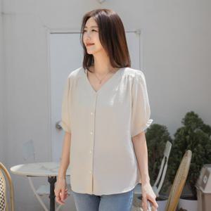 엄마옷 마담4060 베리브이넥블라우스 여성블라우스 -ZBL2504073-