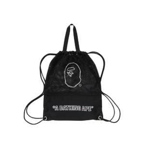 베이프 썸머백 메쉬 백팩 블랙   24SS 0ZXACM182001N