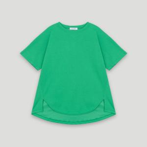 코데즈컴바인  라운드넥 절개 언발 티셔츠 (CKB-TS003W4)
