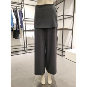 페이지플린  (F5BPT400) 랩 스커트 일자 슬랙스