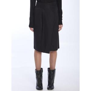LOEWE Wrap skirt in cotton and silk S540Y08XAN1100