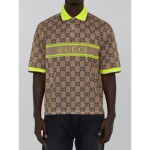 GUCCI GG 프린트 폴로 셔츠 7878902270