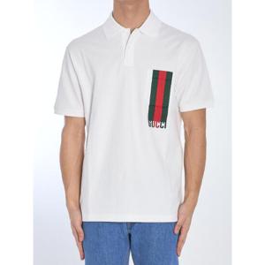 GUCCI 웹 폴로 셔츠 7844229074