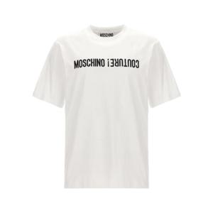 MOSCHINO 로고 자수 티셔츠 J070370411001