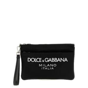 DOLCE & GABBANA 로고 프린트 클러치 백 BP3259AG1828B956