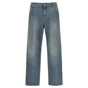BALMAIN & 39 모노그램& 39  청바지 CH1MI040DD276FF