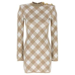 BALMAIN Vichy dress DF0R8739KH56GVQ
