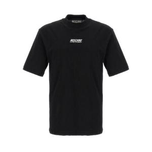 MOSCHINO 로고 자수 티셔츠 A071720401555