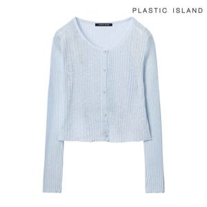 플라스틱아일랜드 시스루 진주 가디건 (PRTKG032)