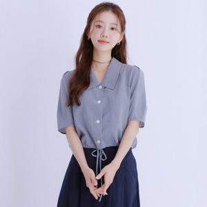 [로엠]카라 스트링 블라우스(2colors)_RMBLE25R18