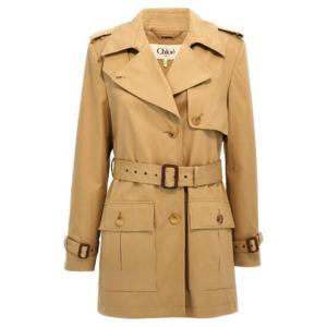 CHLOE Cotton trench coat CH25SMA1333920G