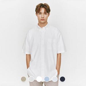 [지오다노] 045510 옥스포드 반팔 셔츠