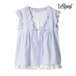 르샵  프렌치 프릴 레이스 블라우스 (BP4BL060A)