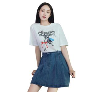 [라인어디션]프레젠트 프린트 티셔츠NWTSPG0100M