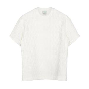 펜디 KIDS 25SS 화이트 FF 로고 티셔츠 JUI184 ATS2 F0TU9/10A