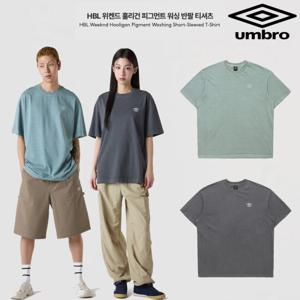 엄브로 HBL 위켄드 훌리건 피그먼트 워싱 반팔 티셔츠 UQ221CRS56 2종