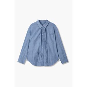 보브 VOV 레터링 자수 타이 블라우스 (71152604A31)