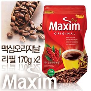 [맥심]  맥심 오리지날 리필 170g x 2