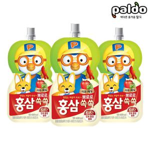 팔도 뽀로로 홍삼쏙쏙 사과 100ml 40팩