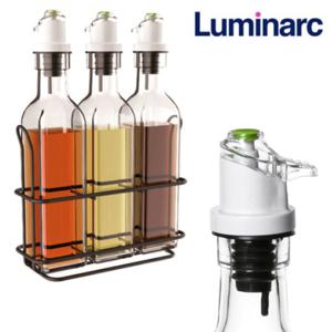 루미낙 사각 유리오일병 250ML 3개 세트 참기름 미니식용유통