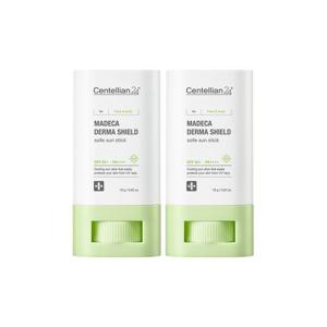 [동국제약]센텔리안24 마데카 더마쉴드 세이프 선스틱 18g 2개(SPF50+ PA++++) 24H 촉촉 쿨링효과 진정