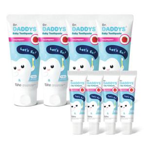 닥터데디스 무불소 베이비치약(60g) 4개+여행용 치약