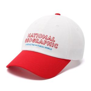 내셔널지오그래픽 N235AHA520 투톤 컬러블럭캡 RED