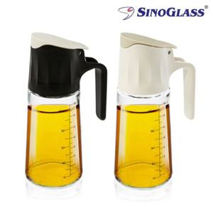 오일병 500ml (블랙+화이트) 참기름 간장용기 소스통 양념통