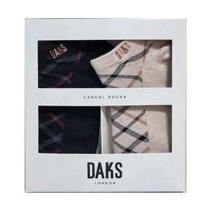 [닥스(양말)]DB24458 숙녀 스니커즈 전체체크 2족세트