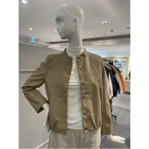 르니앤맥코이 차이나 카라 단추 페이크 가죽 자켓 (ML04JK100HJY)