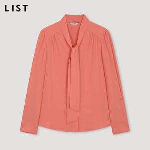 [리스트] 데일리 셔링 타이넥 블라우스_TWWBLO52510_CO