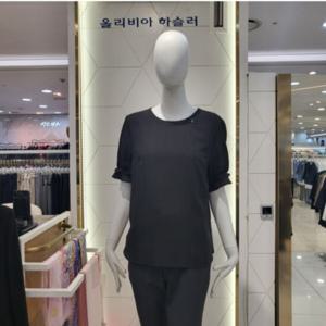 [올리비아하슬러]쁘띠리본블라우스902BK1