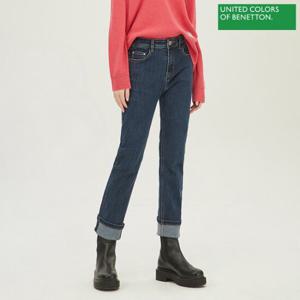 [베네통] 롤업 슬림 일자 데님 팬츠 BADPB1361_IN