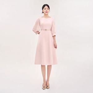 [미니멈]플리츠 슬리브 원피스 MYCGWO7080