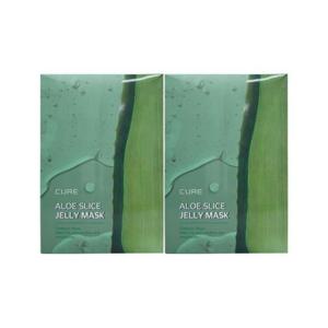 김정문알로에 큐어 알로에 슬라이스 젤리 마스크 제주 에디션 30ml 20매 Ss