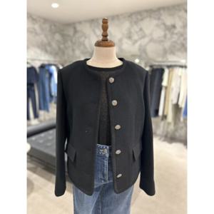 보브 VOV 노카라 세미 크롭 울 자켓 (7154410005)