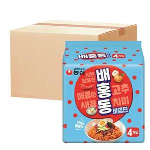 농심 배홍동 비빔면 137g 4입 X 8개