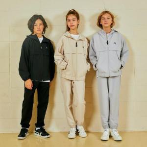 USALL 유솔 HC29 주니어 공용 봄가을 아노락 후드 풀집업+이너+조거 세트3pcs ULSR23904