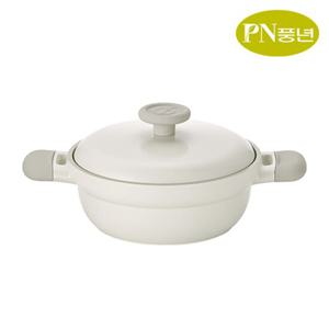 PN풍년 인덕션&가스 코팅 뚝배기 전골냄비 20cm/1954 도야IH (C)