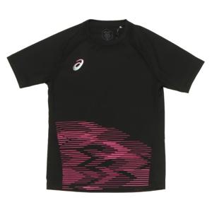아식스 쇼트 슬리브 2101A278.002 PBLK/핑크