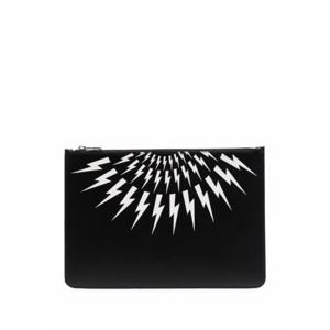 닐바렛 클러치 파우치 PBSG162AC9200 01 BLACK WHITE