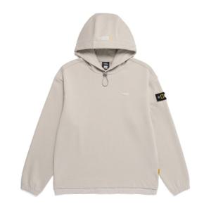 내셔널지오그래픽 N251UHD090 하이브리드 세미오버핏 후드티셔츠 AGATE GREY