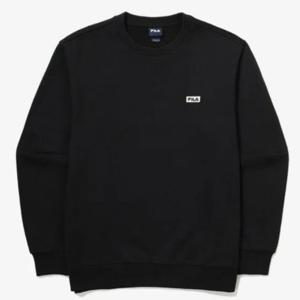 휠라긴팔티 KQC FS2POG1101X-BLK 에센셜 와펜 맨투맨 UNI