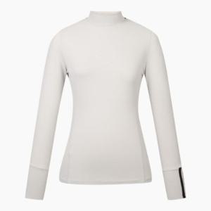 M 데상트골프웨어 GQC DP12WFTL22-LBGG 여성 하이넥 로고 포인트 긴팔티셔츠 / LBGG
