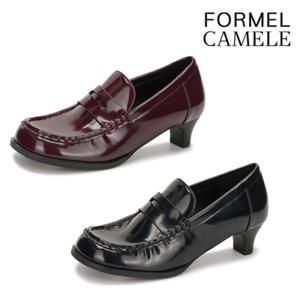 [포멜카멜레] 와이드 페니 로퍼힐 4CM FKF1F1SC104