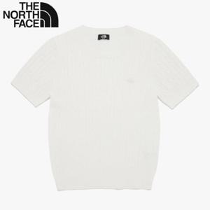 노스페이스 NT7AR30A 여성 홀리데이 반팔 스웨터 니트 KR