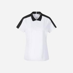 PXG골프긴팔 TQK PIMPW2227-01 여성 여름 칼라 블럭 타공 카라 반팔티