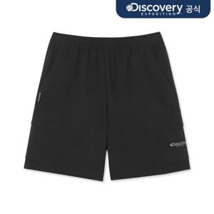 키즈 프레시벤트 경량 우븐 포켓 포인트 트레이닝 반바지 (BLACK)