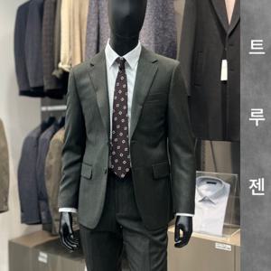 [트루젠]남자 추동 울혼방 3계절 정장 카키 컬러(TGDW0-MTJ360)
